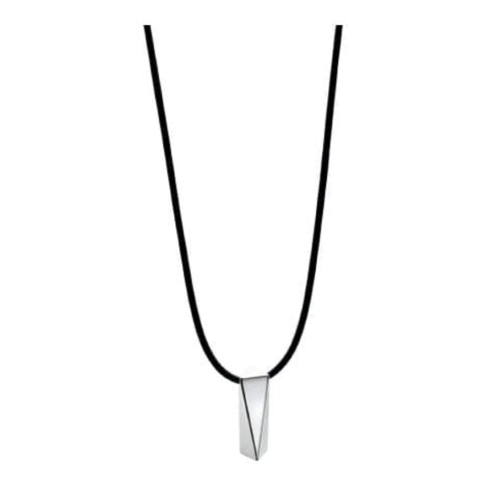 Stylish Gents Rubber Lace Pendant Necklace