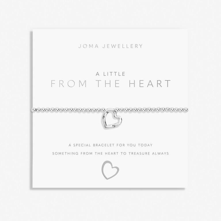 A Little 'From The Heart' Silver Plated Bracelet