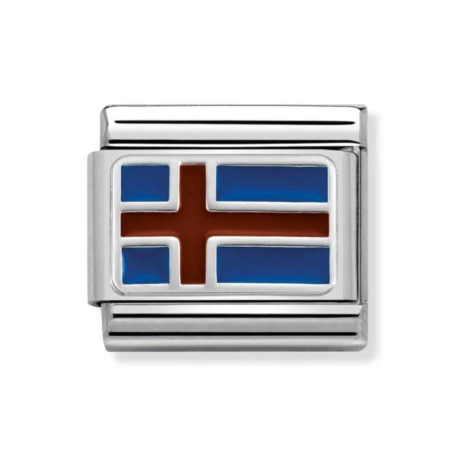 Composable Classic Iceland Link In Enamel & 925 Silver