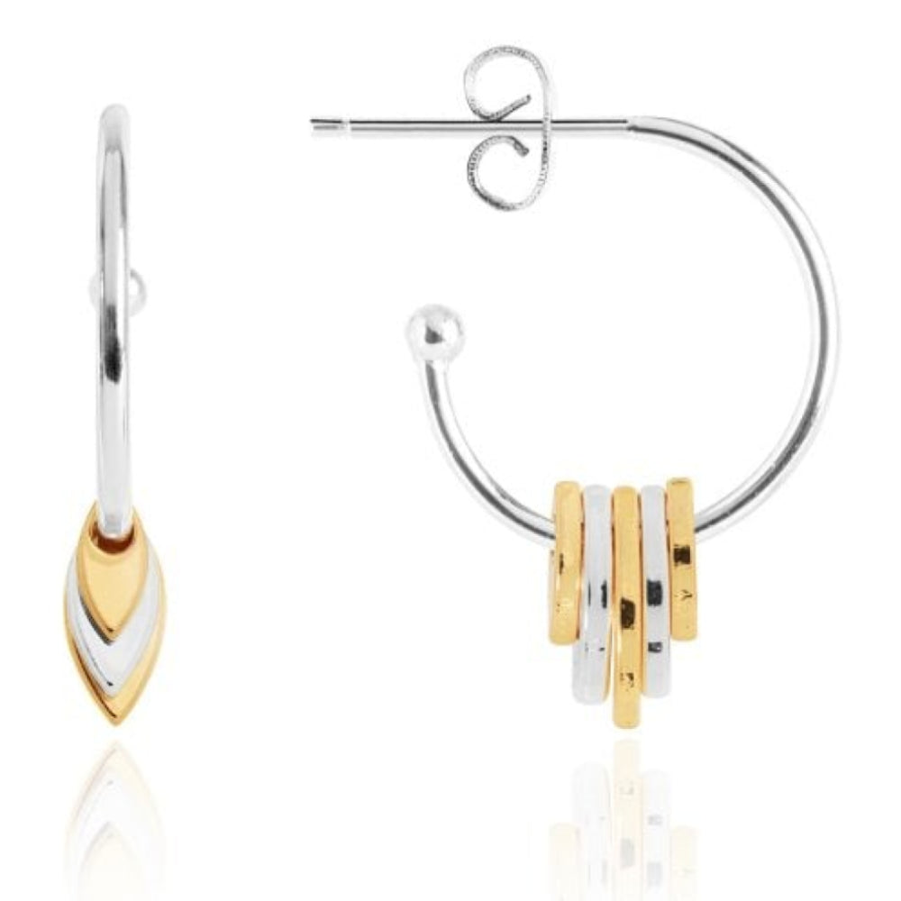 Olia | Two Tone Hoops