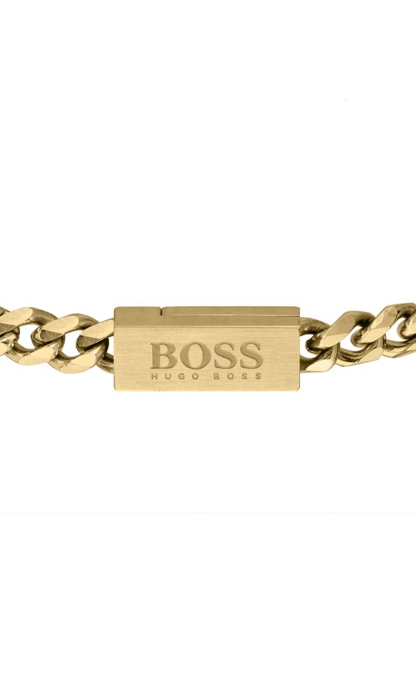 Gold Plated Chain Bracelet For Him