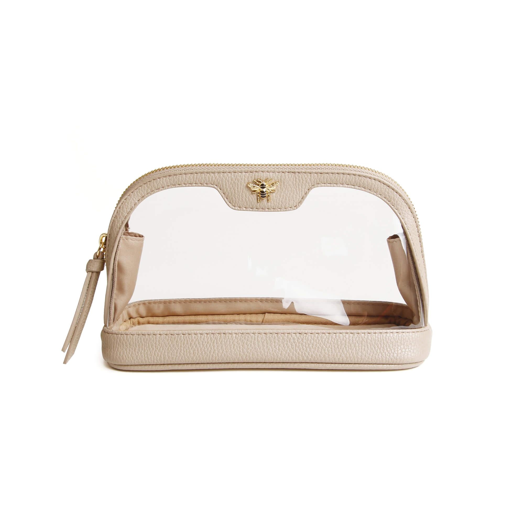 Clear Beauty Case / Make up Bag M- Stone