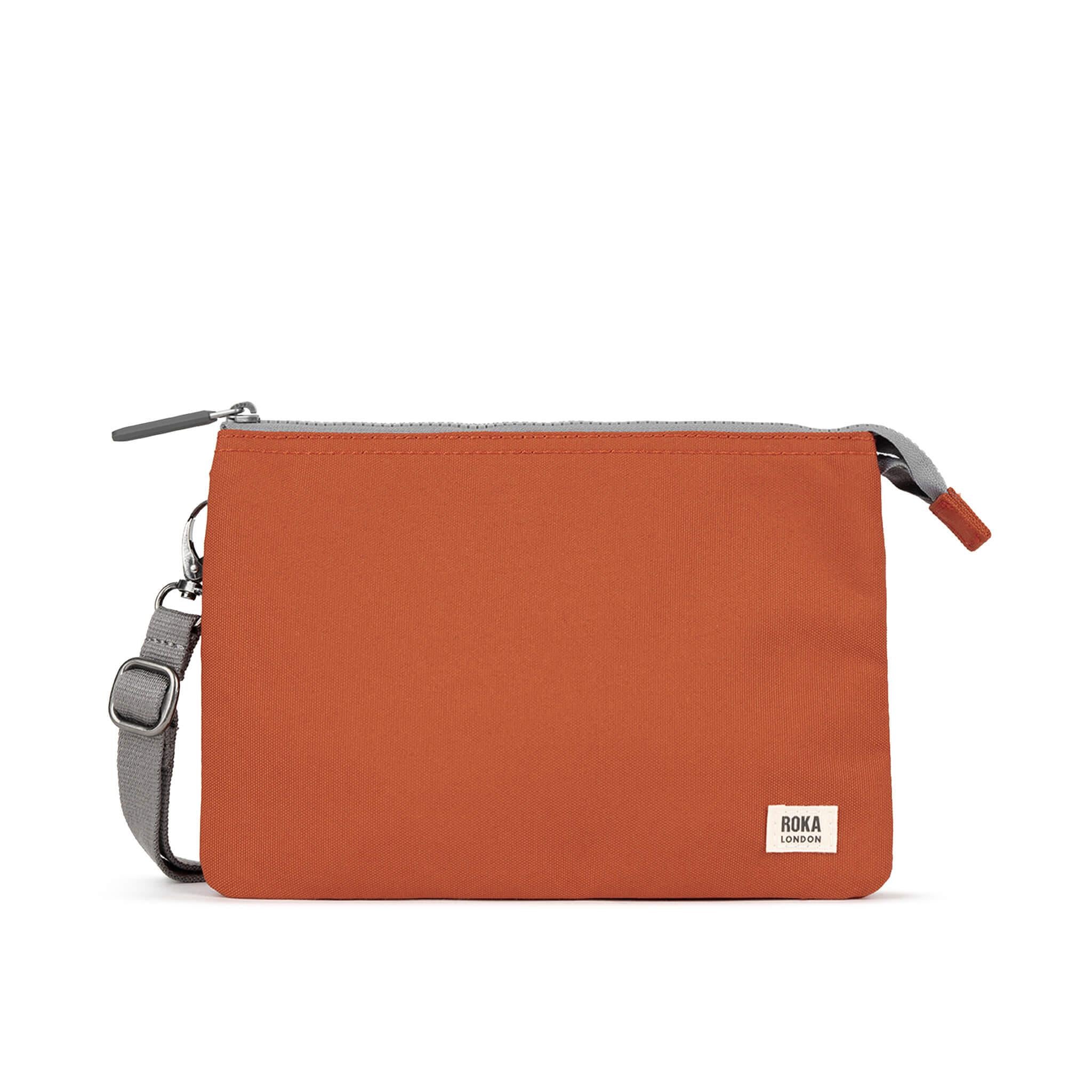 Carnaby Crossbody Pumpkin Recycled Canvas - Extra Large