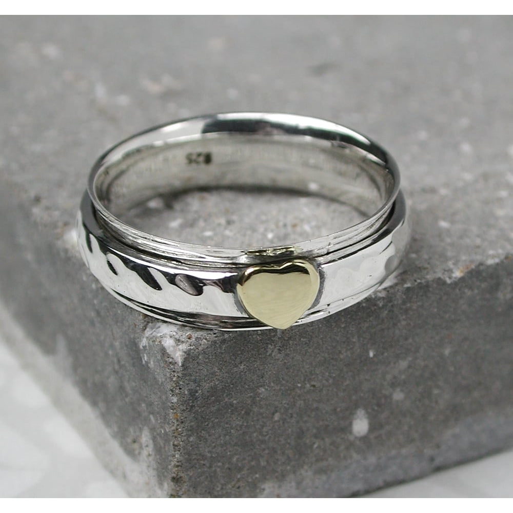 Spinning Band With Single Heart
