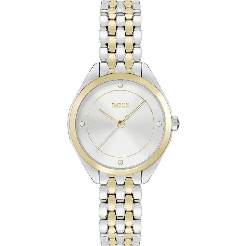 Mae Two Tone Link Bracelet Ladies Watch