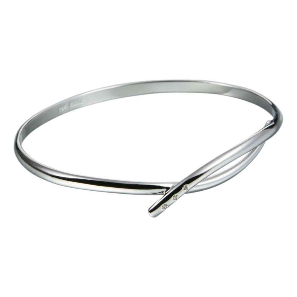Alluring Sterling Silver Bangle