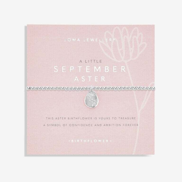 Birthflower A Little September Aster Bracelet