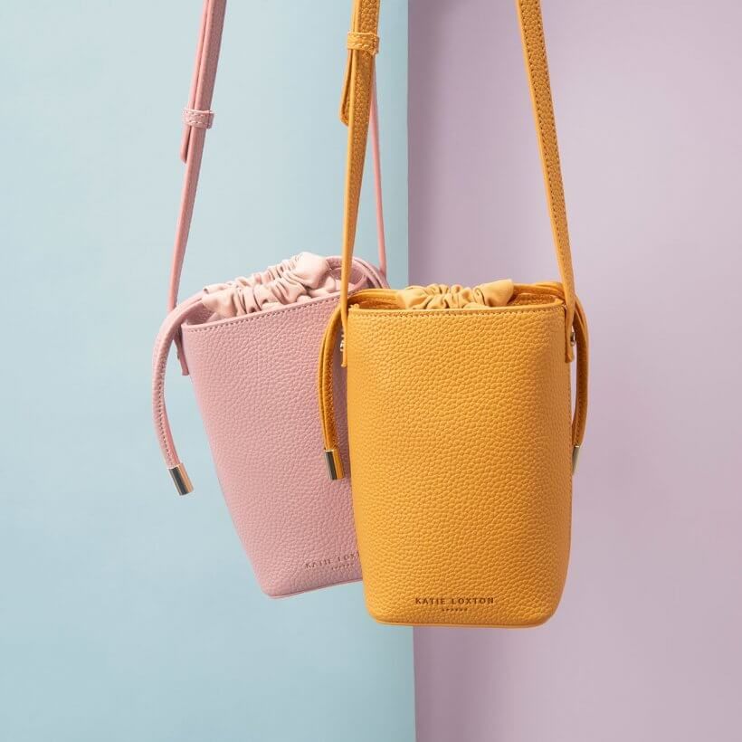 Cece Drawstring Crossbody Bag | Ochre