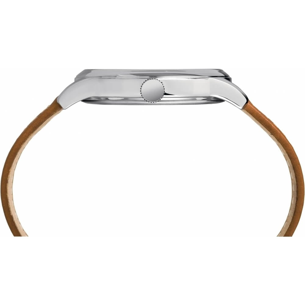 Mens Heritage Basic 40mm Tan Strap/ Cream Dial