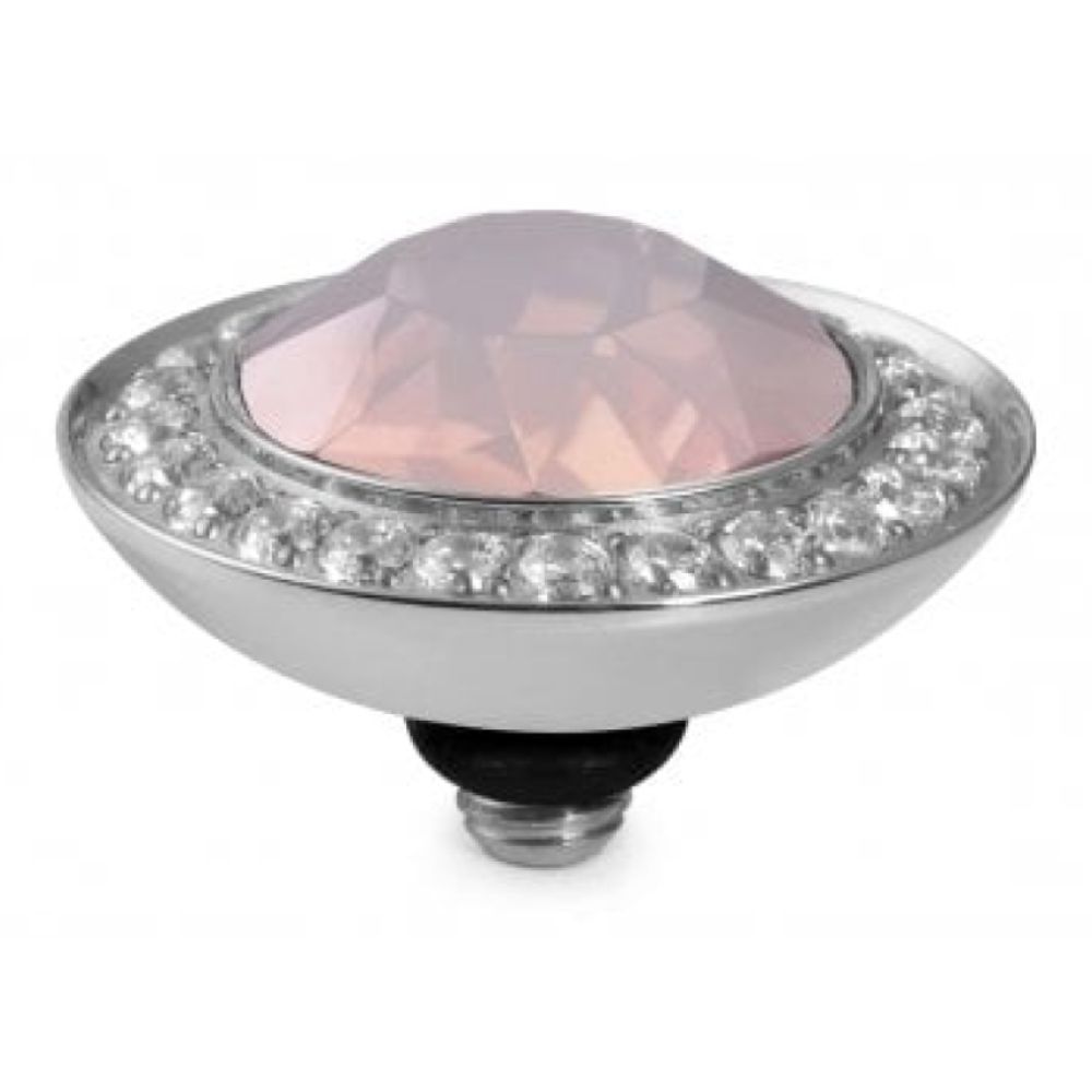 Famosa Silver 13mm Tondo Deluxe Ring Top Rose Water Opal
