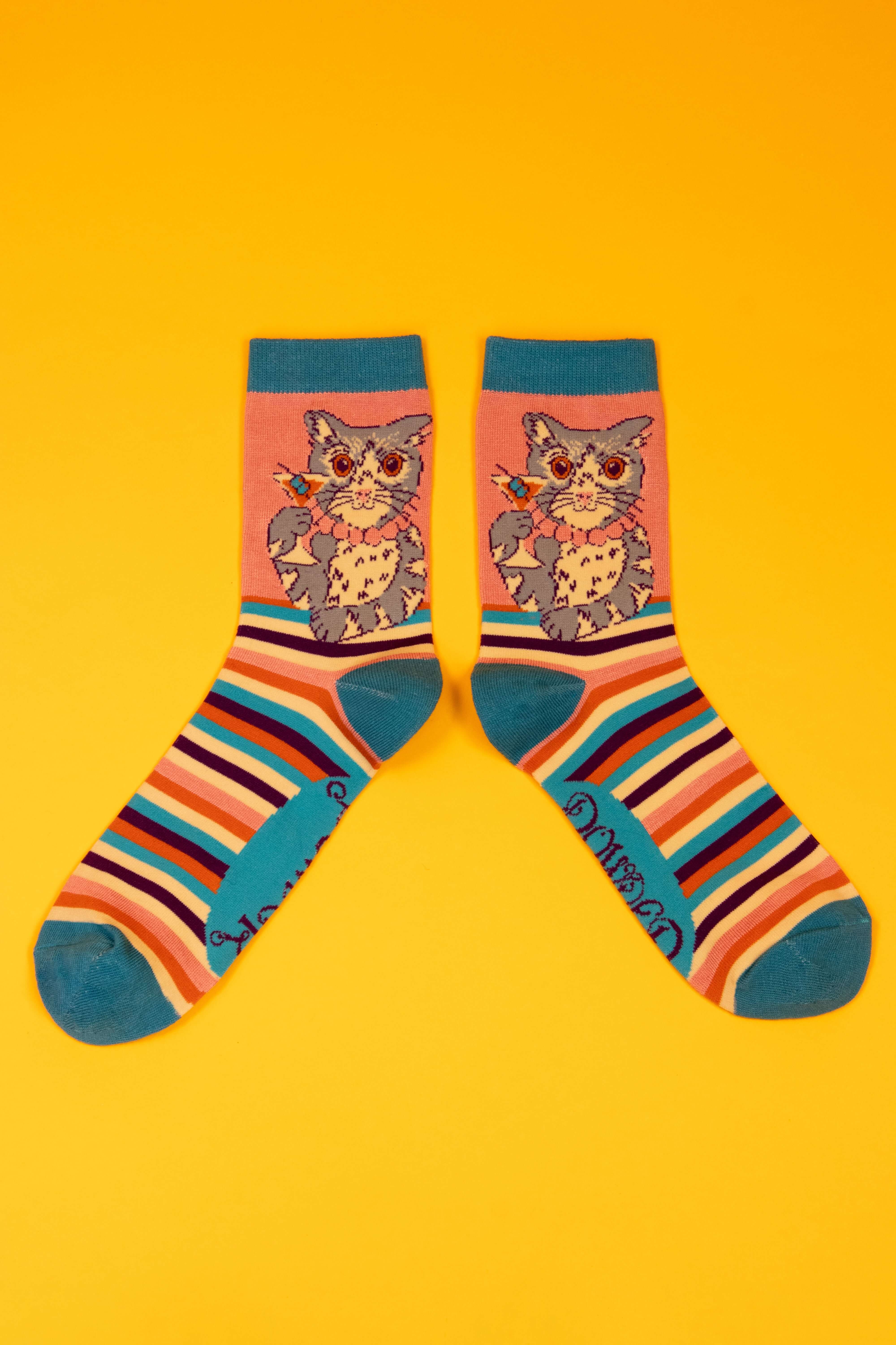 Cocktail Pussy Ankle Socks- Candy