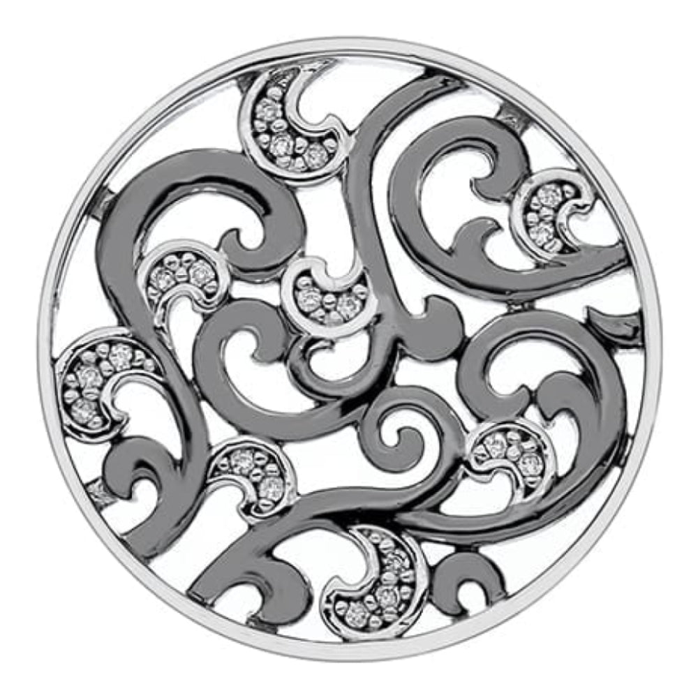Creativity Oxidised Silver Coin - 25mm