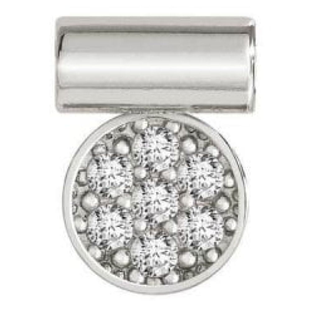 Seimia Silver Cubic Zirconia Cerchio Charm