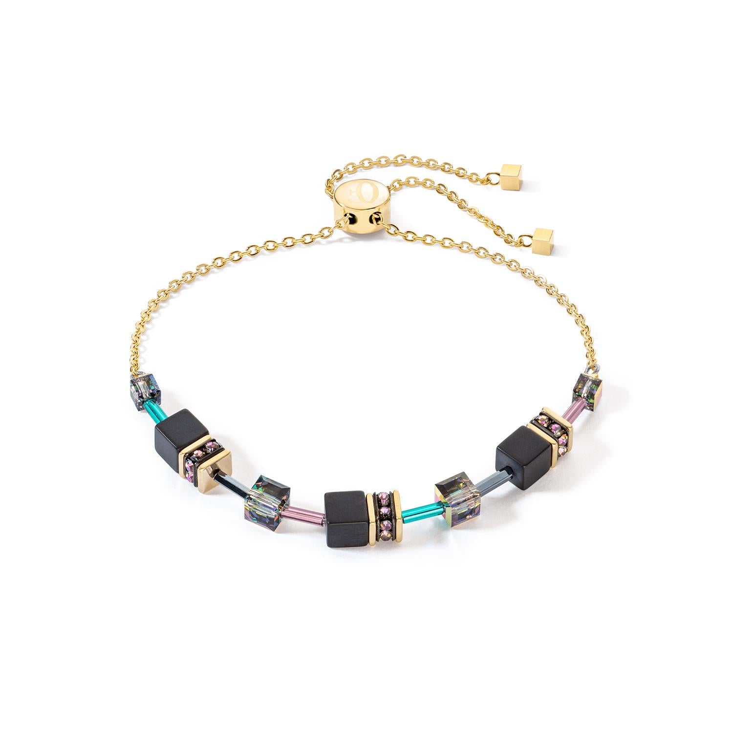 GeoCUBE Iconic Black Multicolour Nature Bracelet