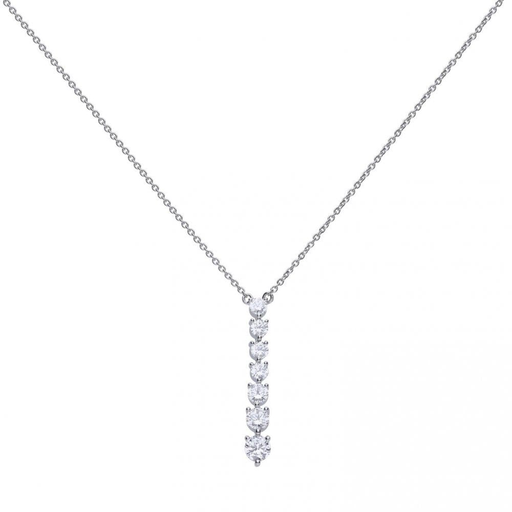 Multi-stone Drop Necklace