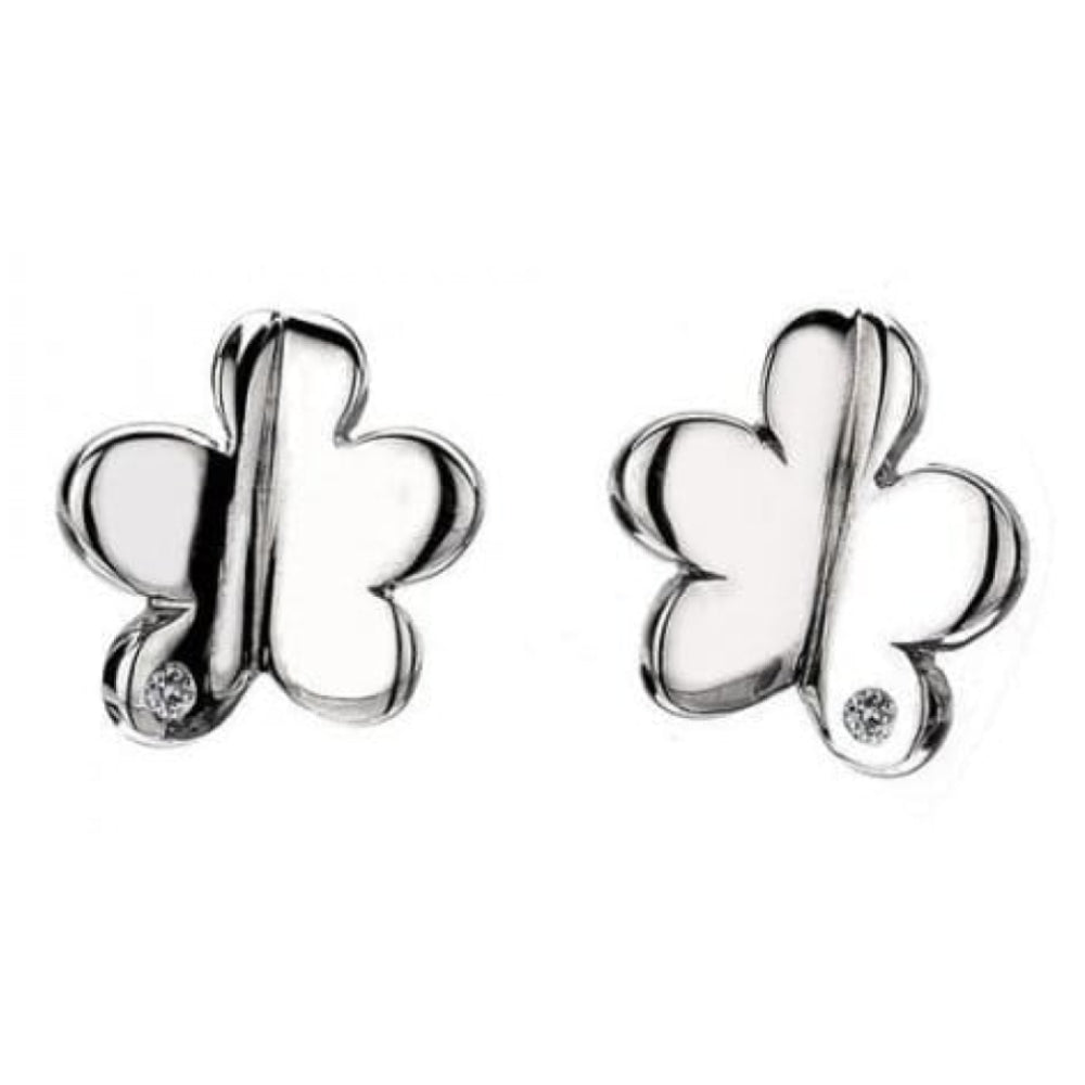 Ladies Legacy Echo Flower Stud Earrings