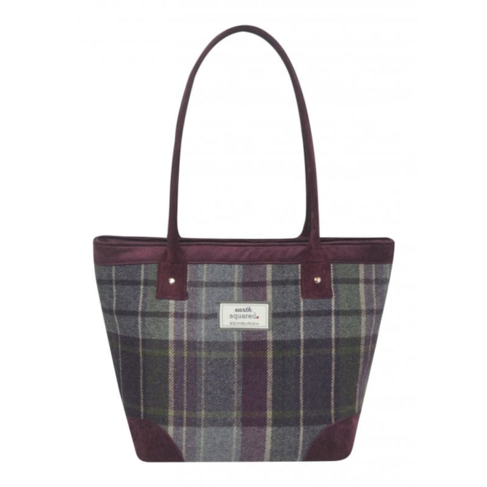 Purple Quartz Tweed Tote Bag