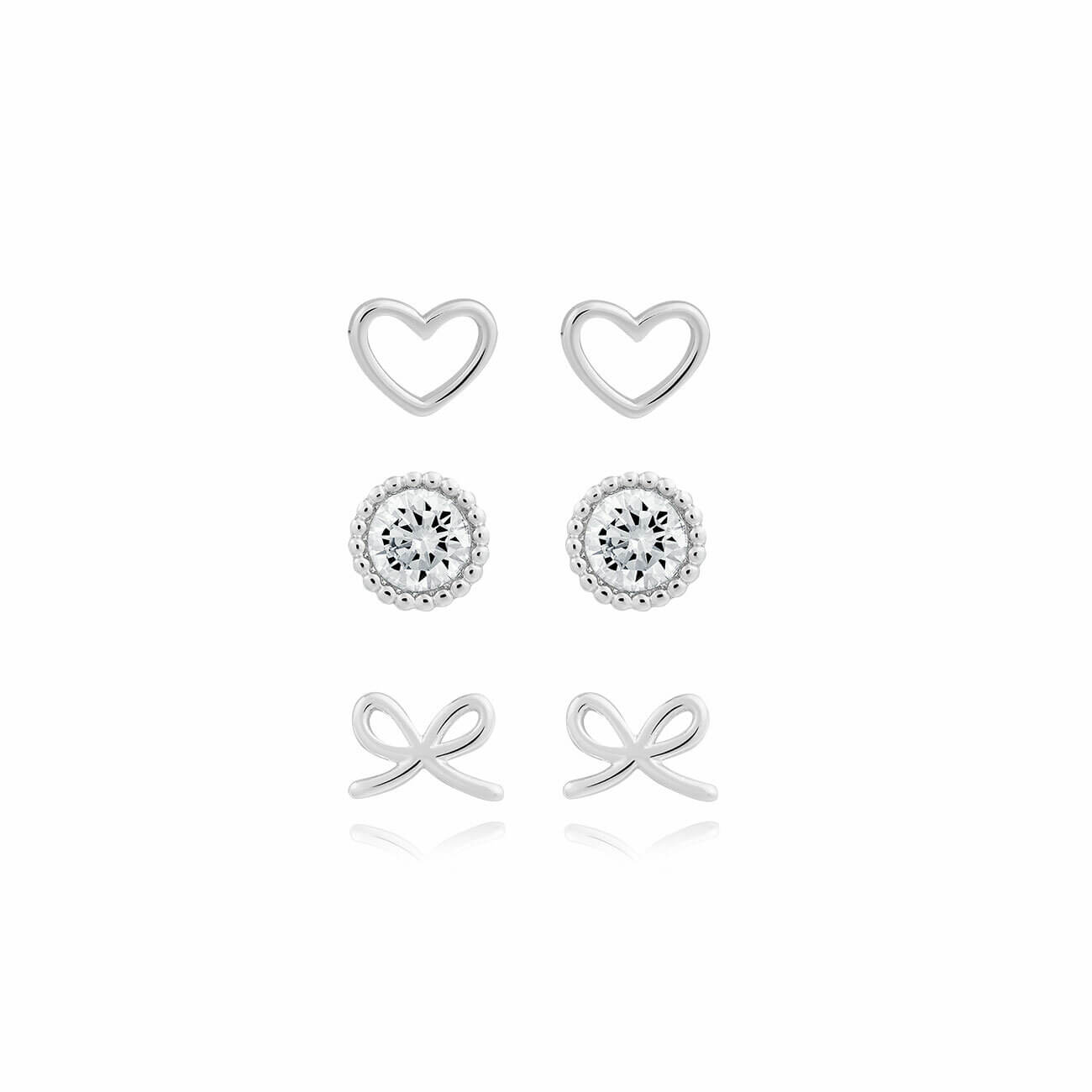 Occasion Gift Box | With Love | Silver Earrings