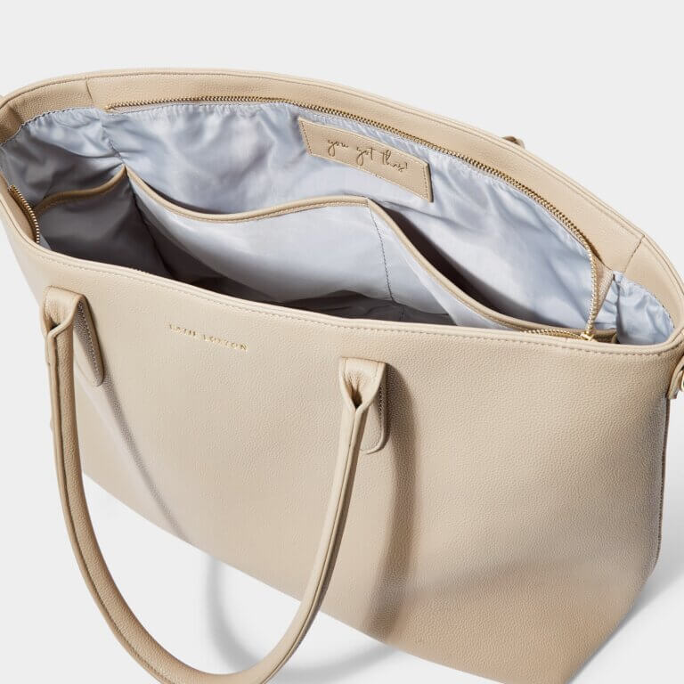 Baby Changing Tote Bag | Light Taupe
