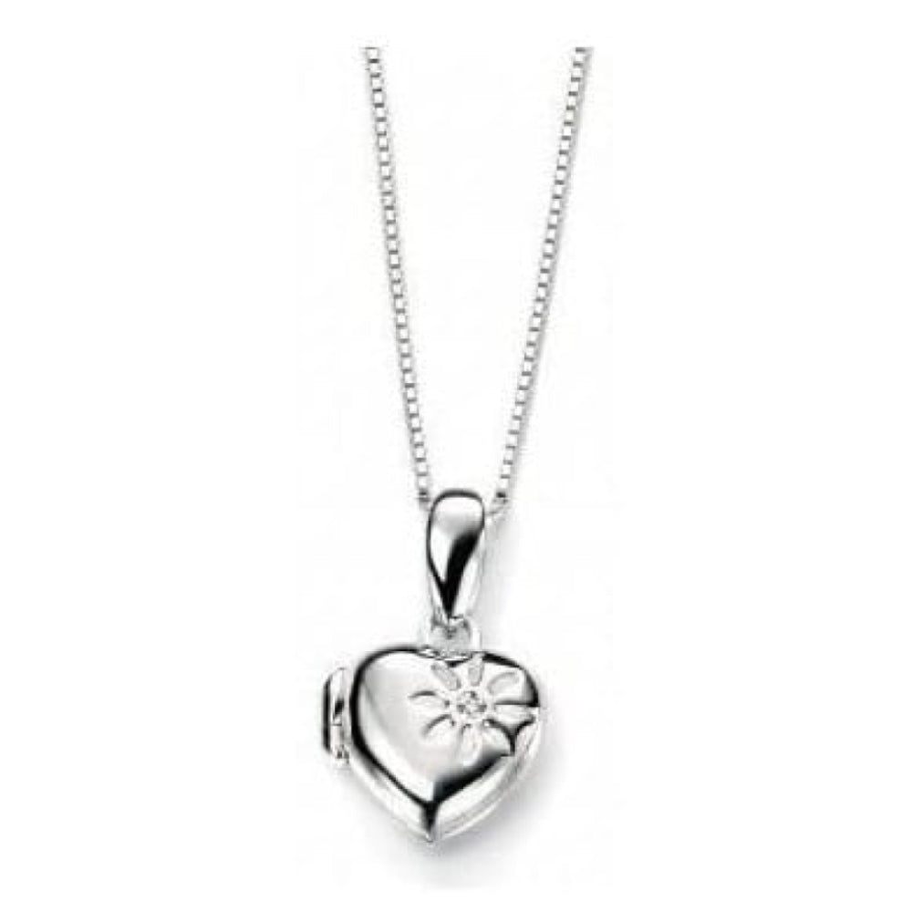 Children's Silver Heart Pendant Necklace