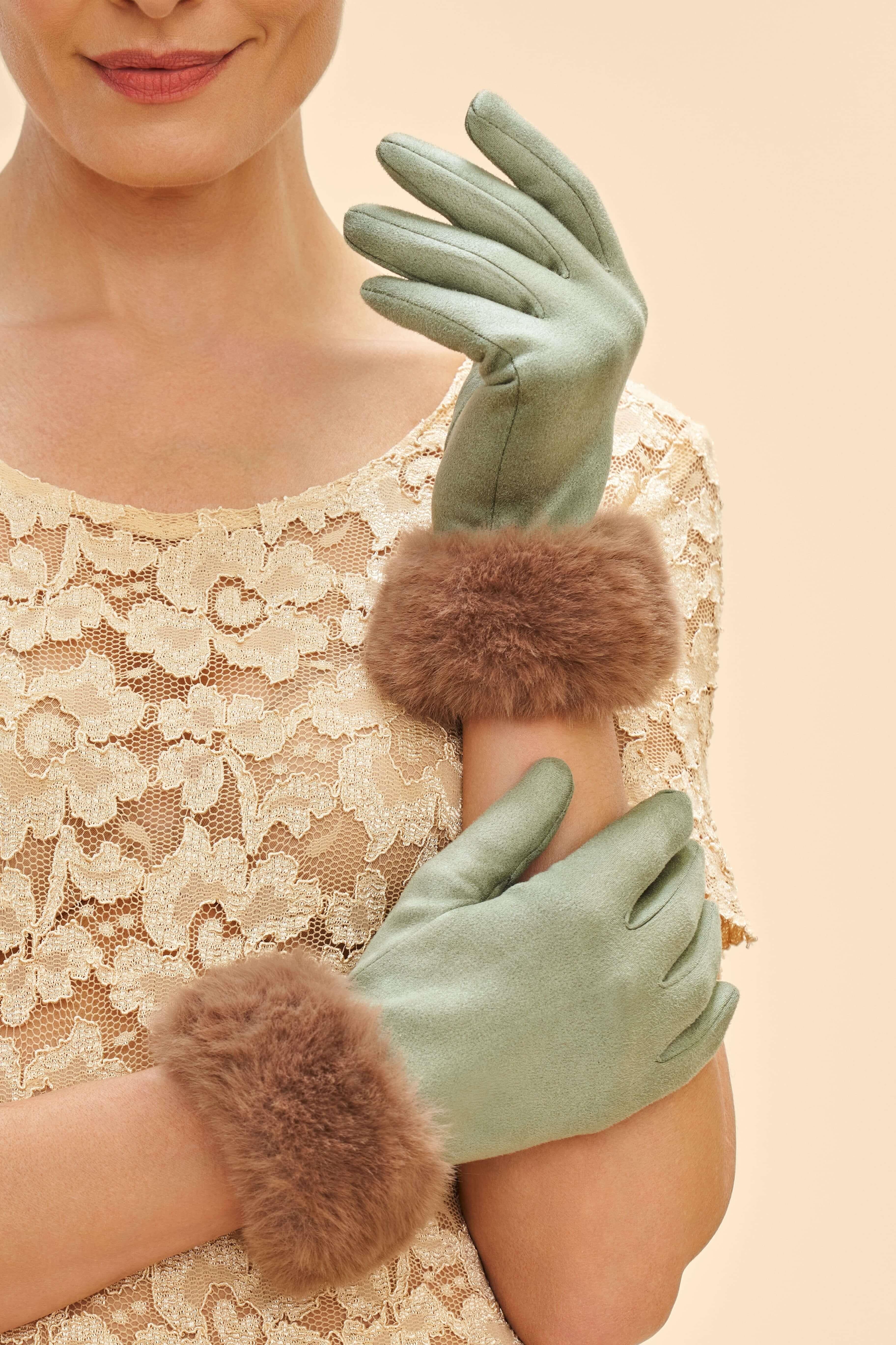Bettina Gloves - Sage & Teddy