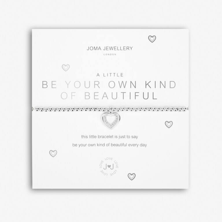A Little | Be Your Own Kind Of Beautiful | Silver | Bracelet | 17.5cm Stretch