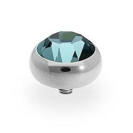 SESTO (S/P) 10mm Smoked Sapphire Ring Top