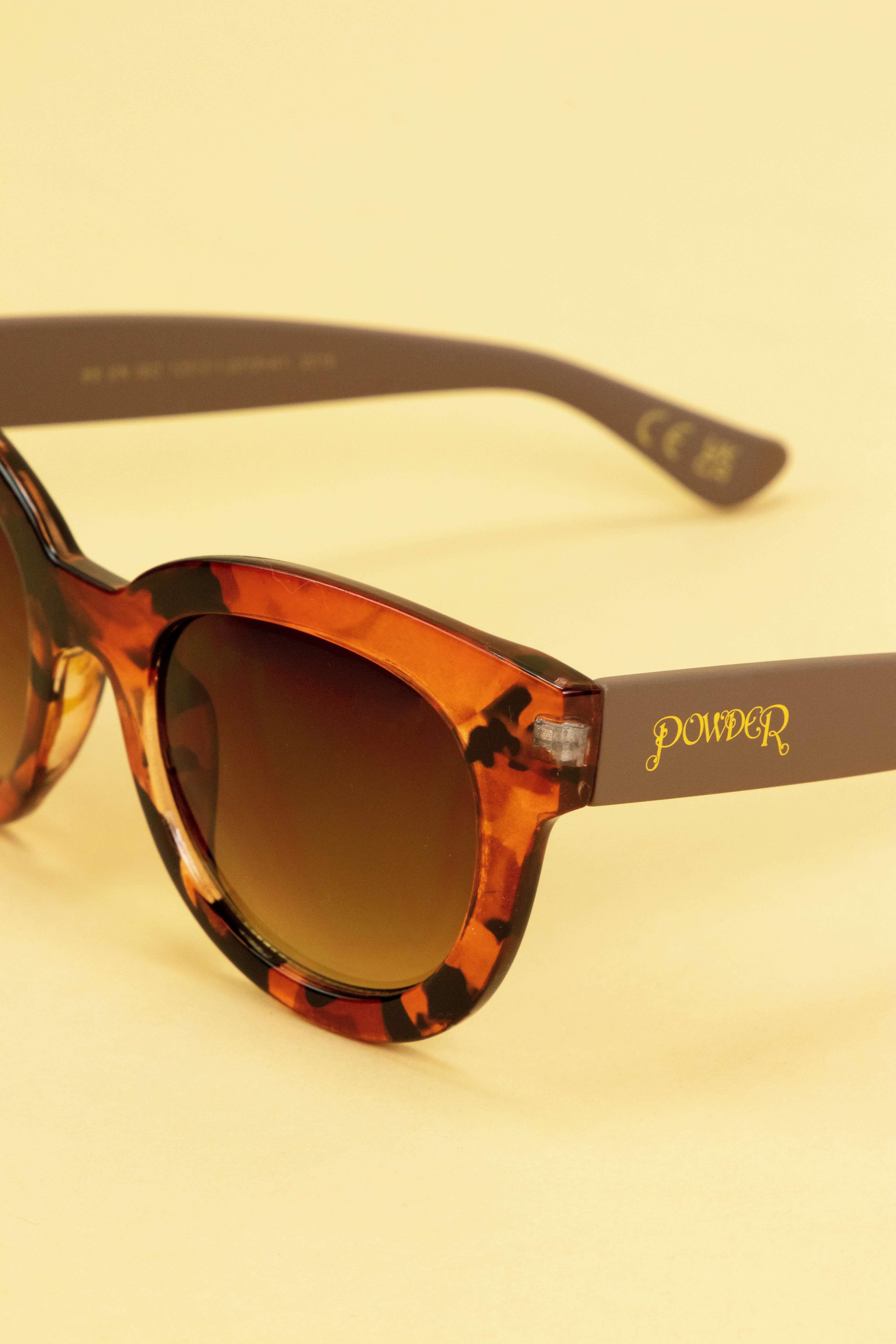 Elena - Amber Sunglasses