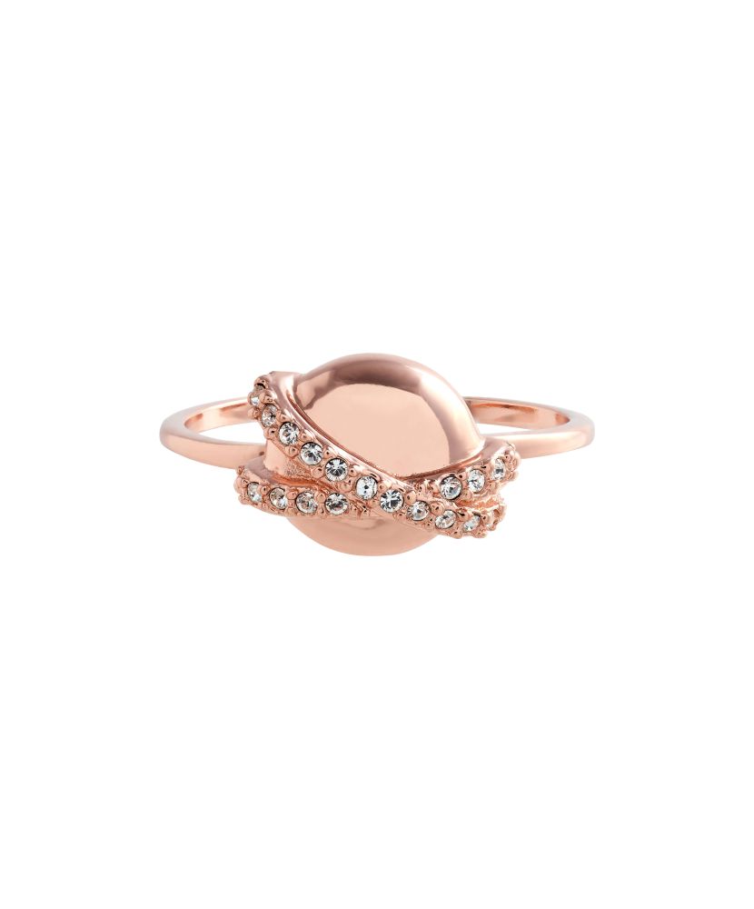 Classics 18K Rose Gold Plating Planet Open Ring- Size 7