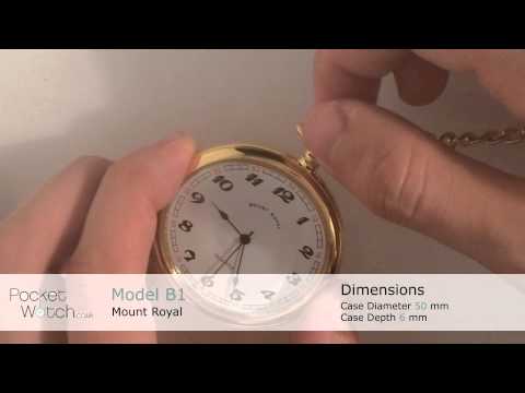 Open Face Gold Plated Quartz Pocket Watch