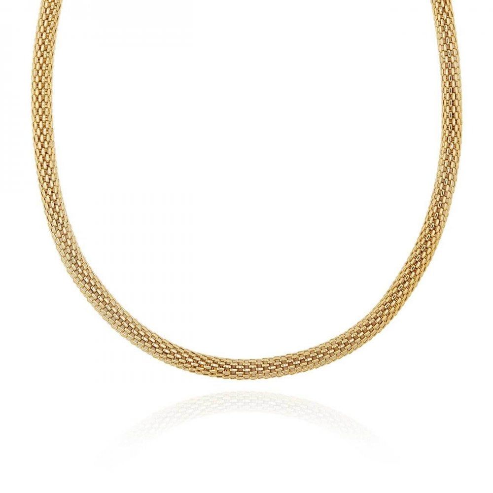 Halo Gold Venetian Chain Necklace 42cm