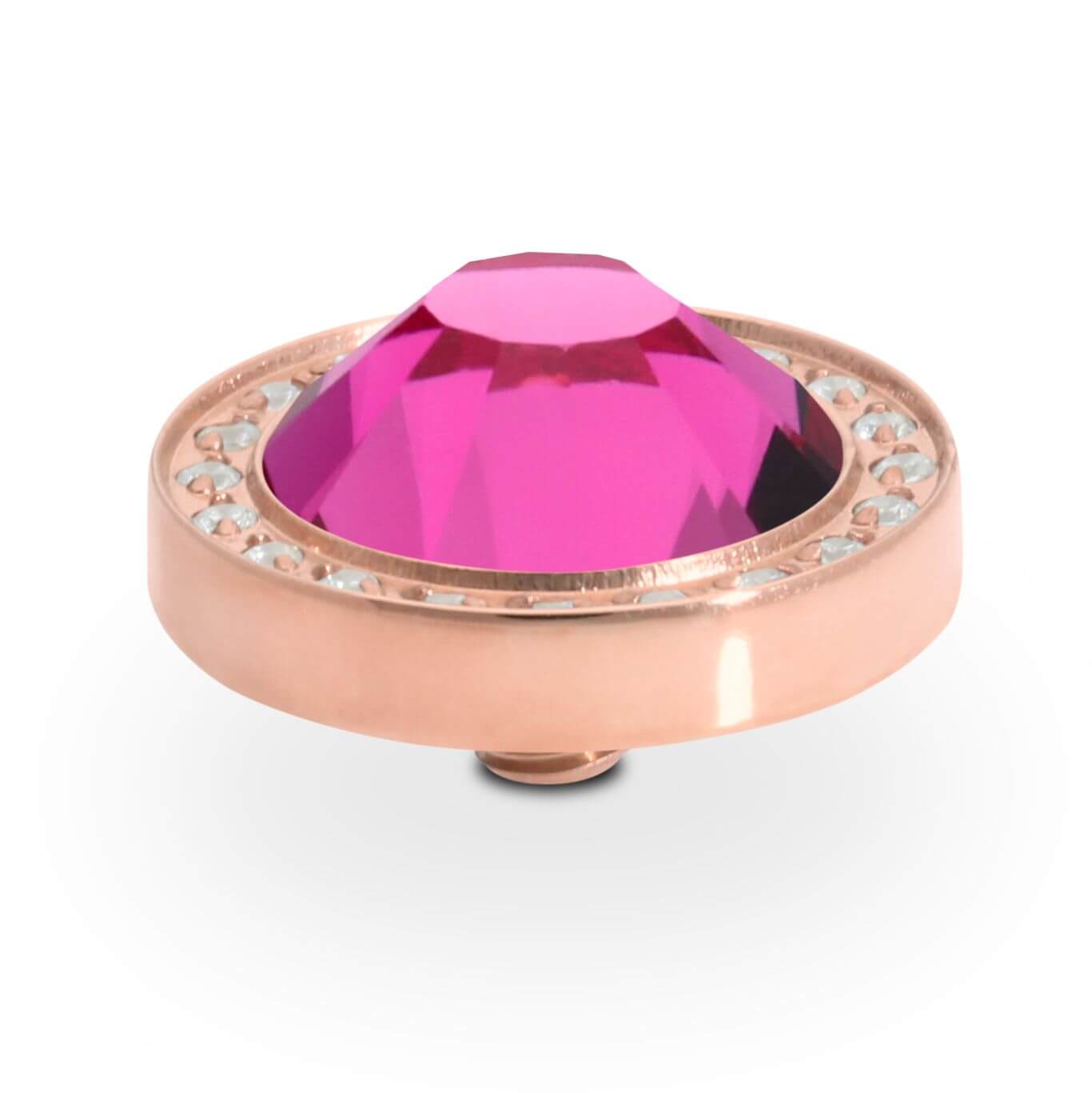 CANINO Deluxe (RG/P) 10.5mm Fuchsia Ring Top