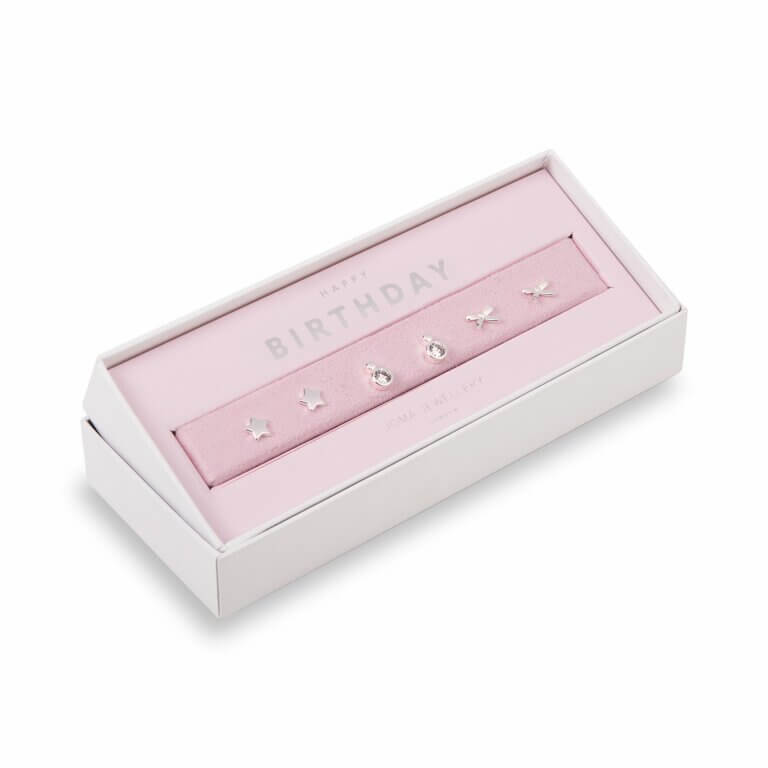 Occasion Gift Box | Happy Birthday | Silver Earrings
