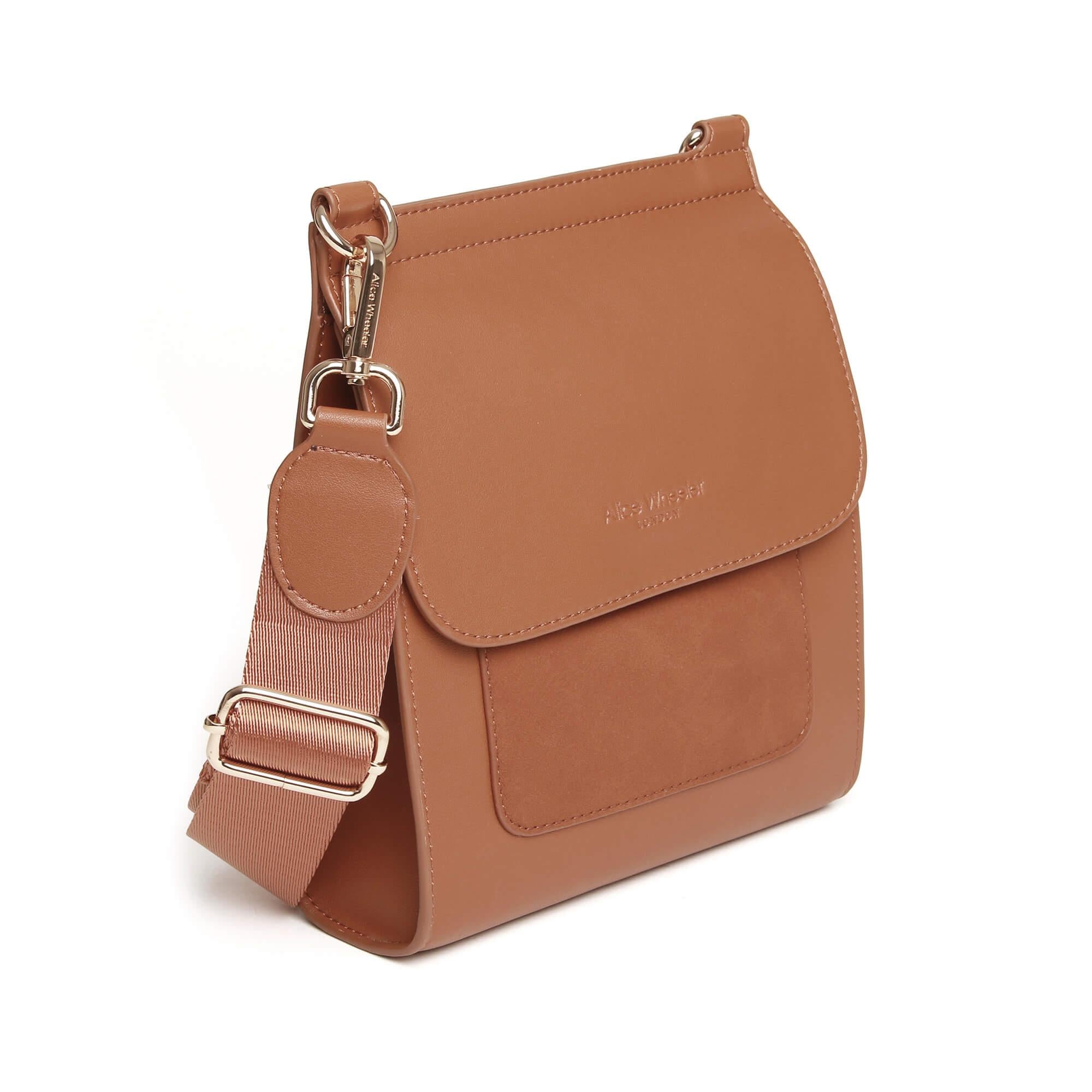 Seville Cross Body Bag In Tan