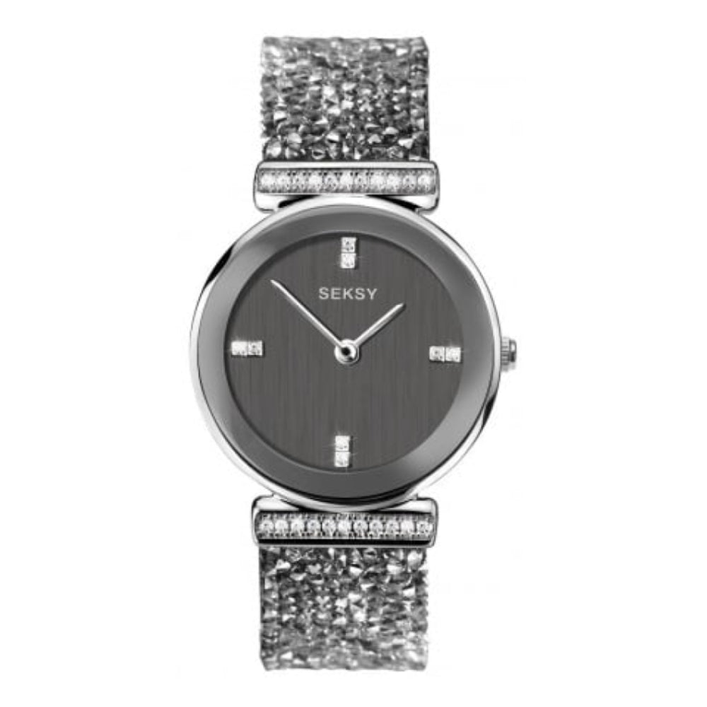Ladies Quartz Analogue Watch With Swarovski Crystals