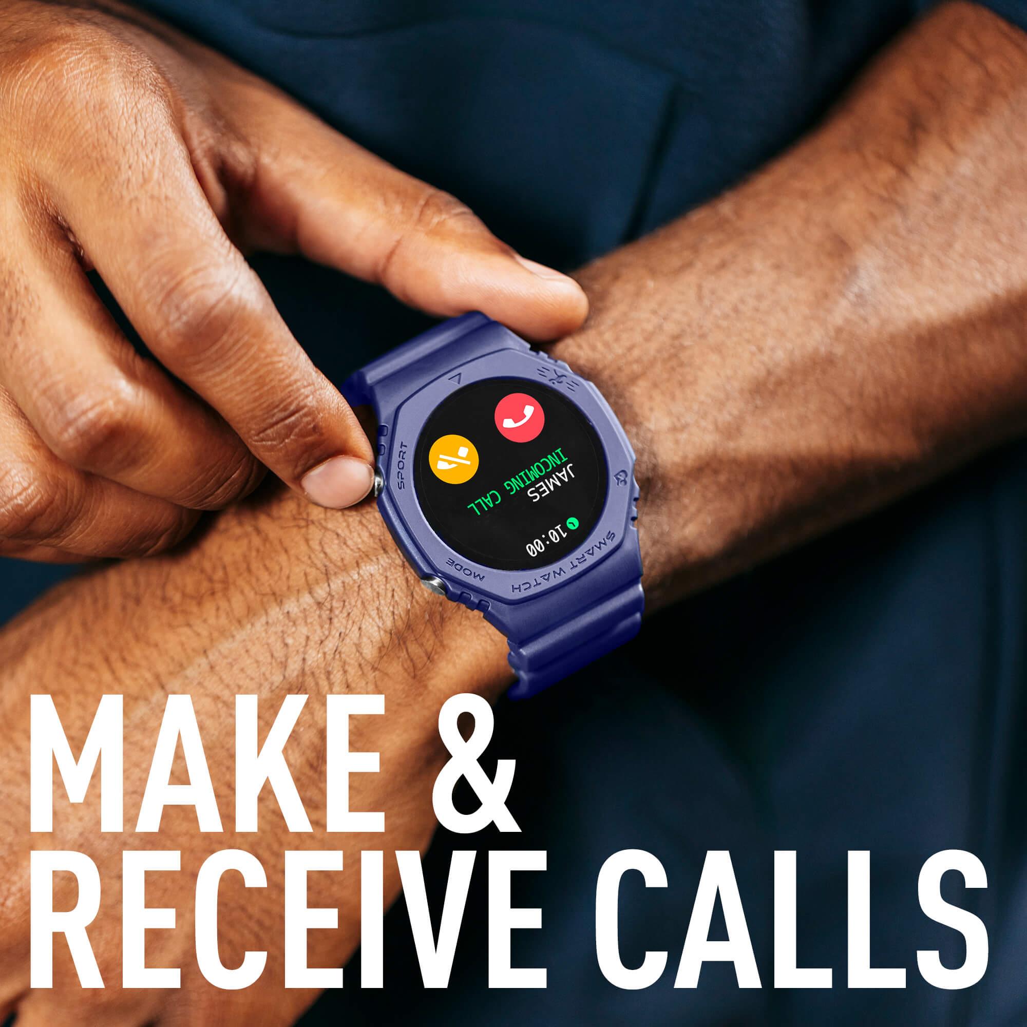 Series 26 Blue Smart Sports Calling Watch