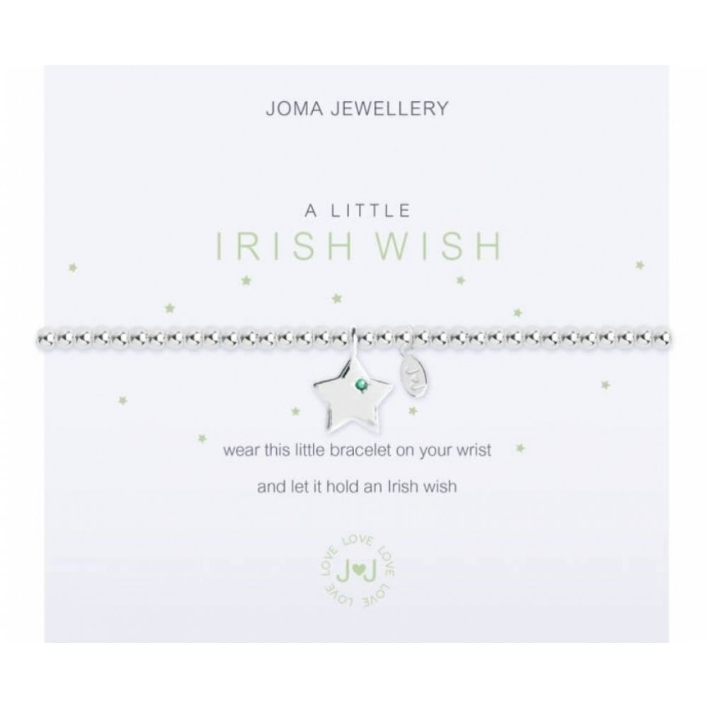 A Little | Irish Wish | Silver | Bracelet | 17.5cm