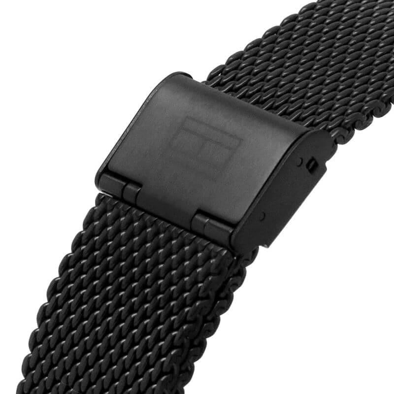Hendrix Black Dial & Black Mesh Strap Gents Watch