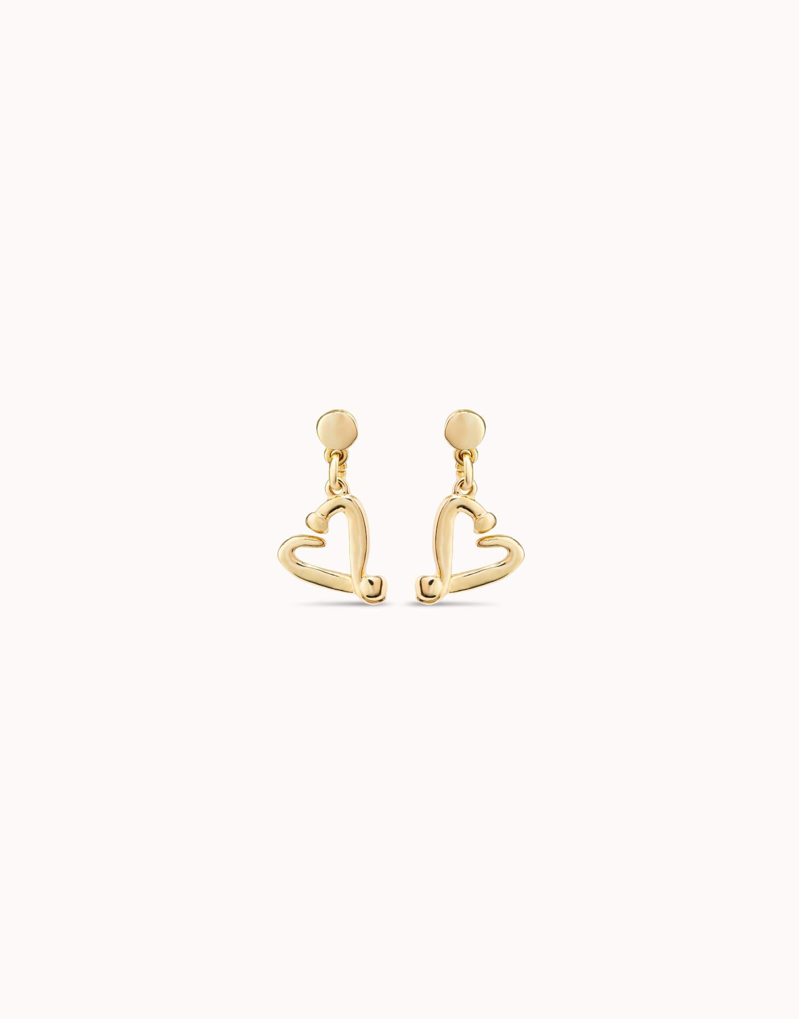 18k Gold Plated One Love Earrings