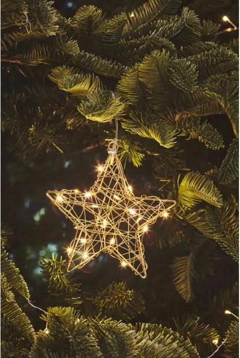 Hanging Wire Star (Gold)