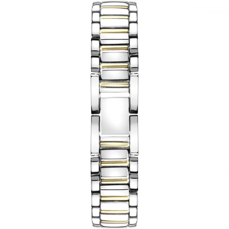 Two Tone Stone Set Dial & Bracelet Strap Ladies Watch