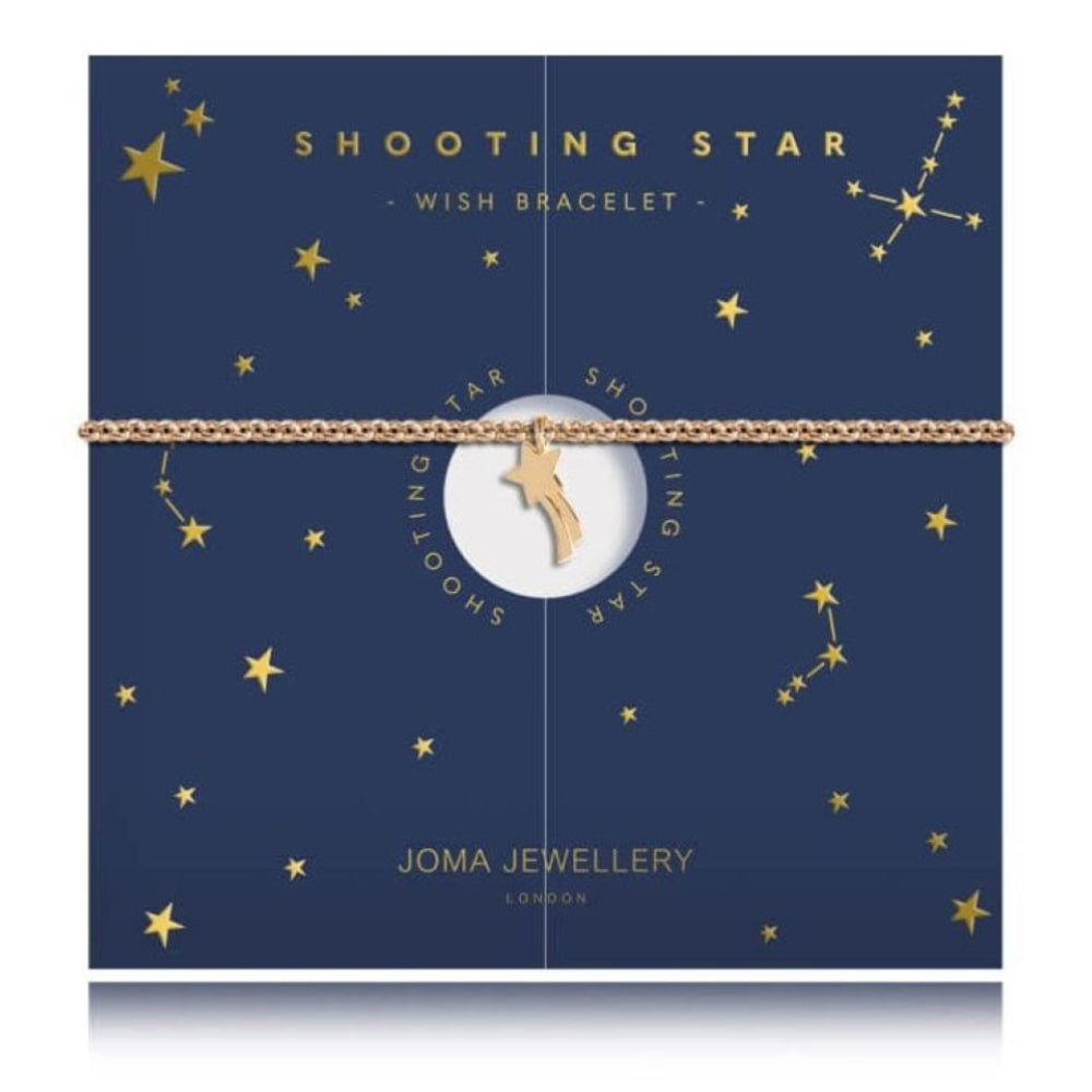 Wish - Shooting Star - Yellow Gold Shooting Star Charm Bracelet
