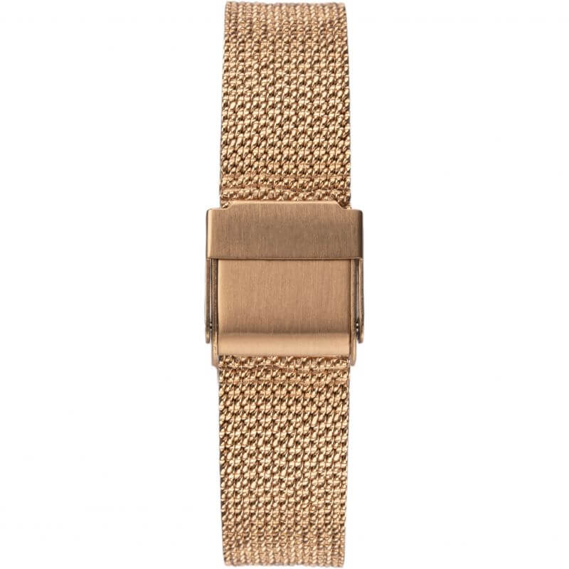 Rose Gold Plated Stone Set Dial & Mesh Bracelet Strap Ladies Watch