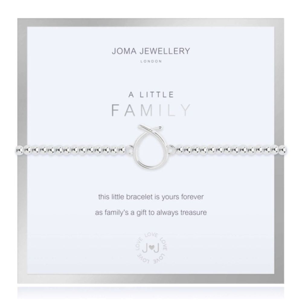 Beautifully Boxed A Littles | Family | Bracelet | 17.5cm Stretch