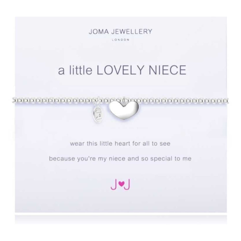a little LOVELY NEICE - elastic bracelet - silver