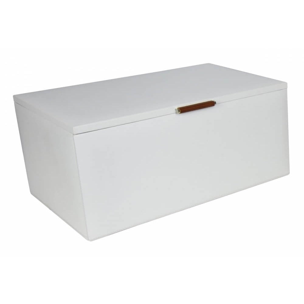 White/Tan Extra Large Jewellery Box