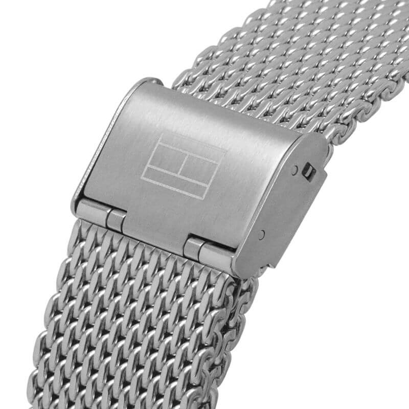 Miles Blue Chronograph Dial SS Mesh Bracelet Watch