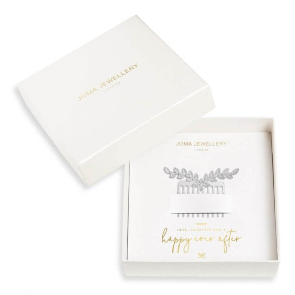 Happy Ever After Hair Accessories CZ Leaf Hair Comb