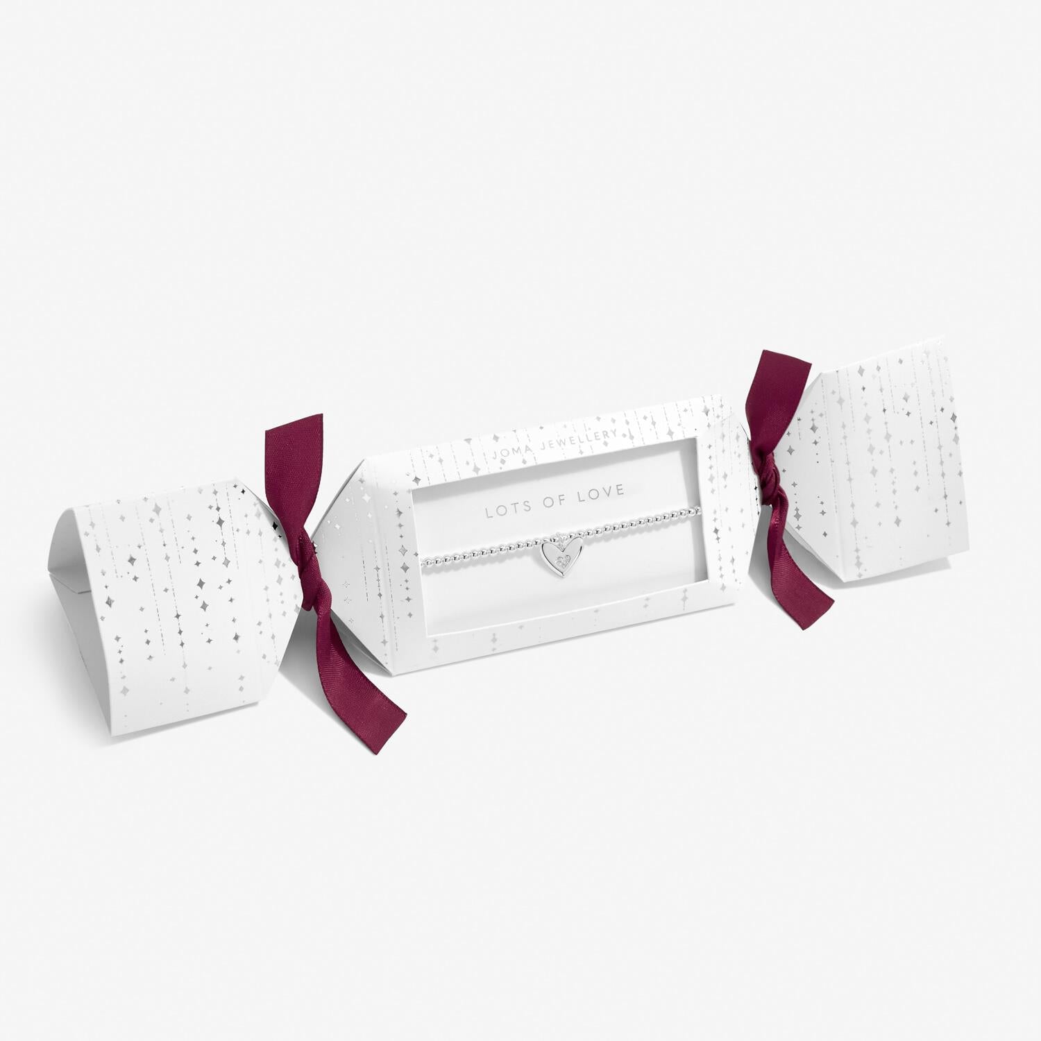 Children's Christmas Cracker 'With Love' Bracelet