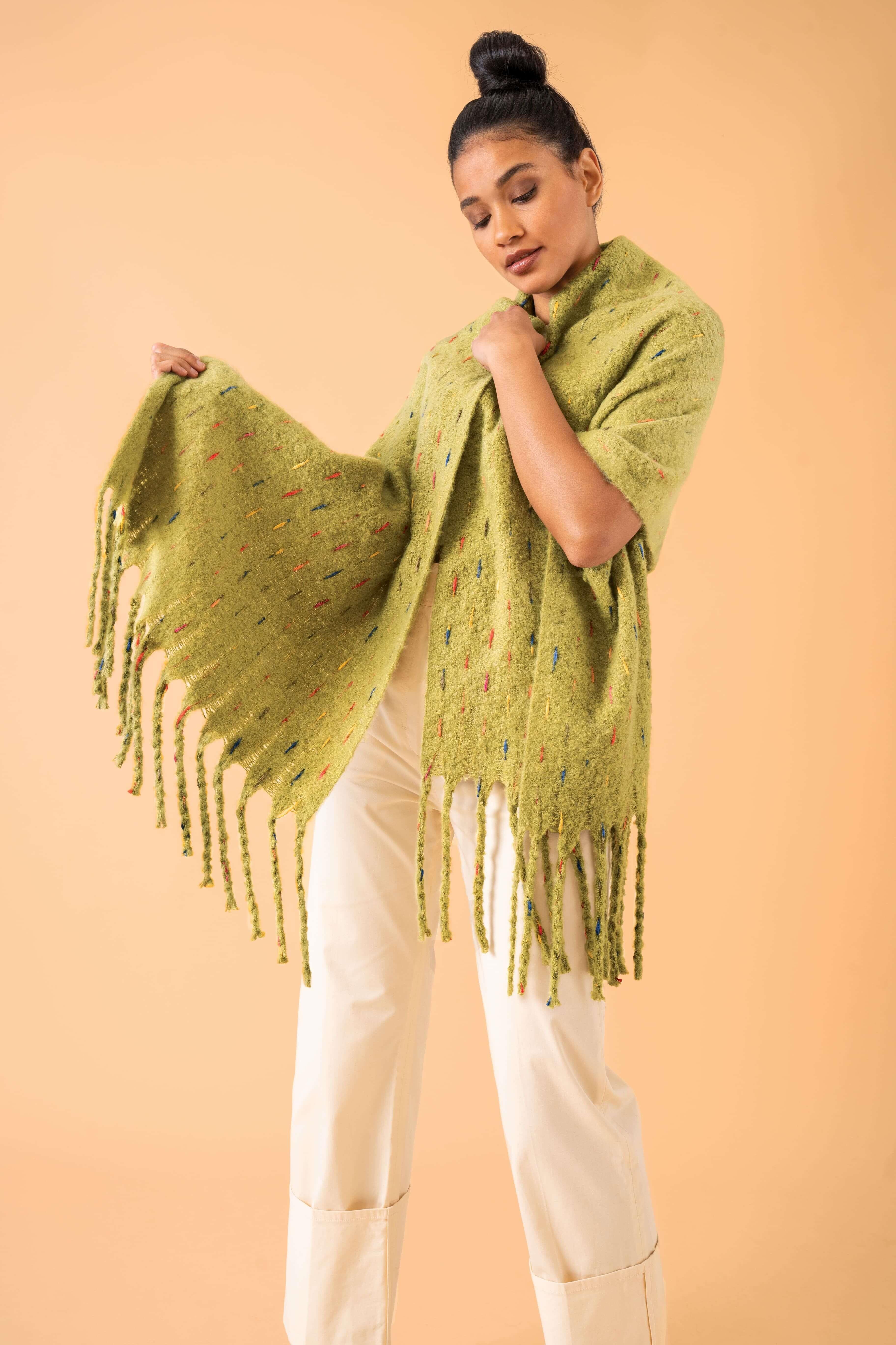 Kelda Cosy Scarf - Olive